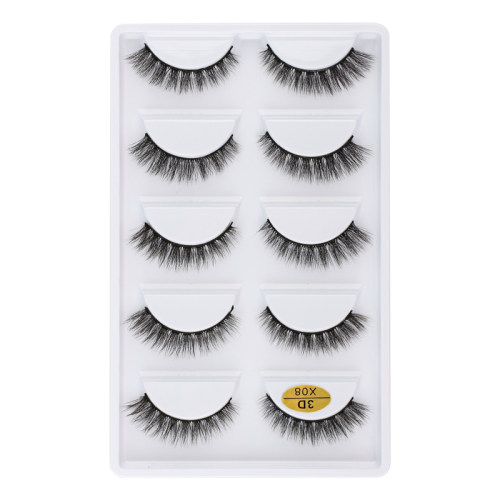 极速3/5 Pairs natunral false eyelashes thick fluffy makeup 3