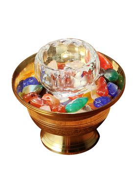 极速八供全套装家用八吉祥八贡用品供水杯七宝石R朵玛食子供具水