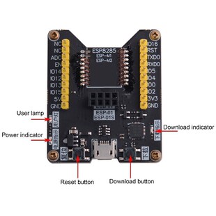 极速esp8285测试架 烧录器 一键下载 c支持 espOm1 espm2等模组