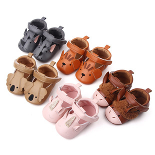 极速Cute Baby Shoes For Boys Soft MoGccasins Shoe Animal pat