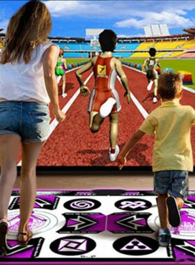 极速PVC Game Dance Mat Double PlayersH Anti Slip With Wirele