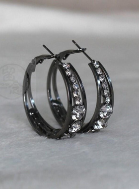 极速Weiya ear accessories temyperament zircon inlaid Fashion