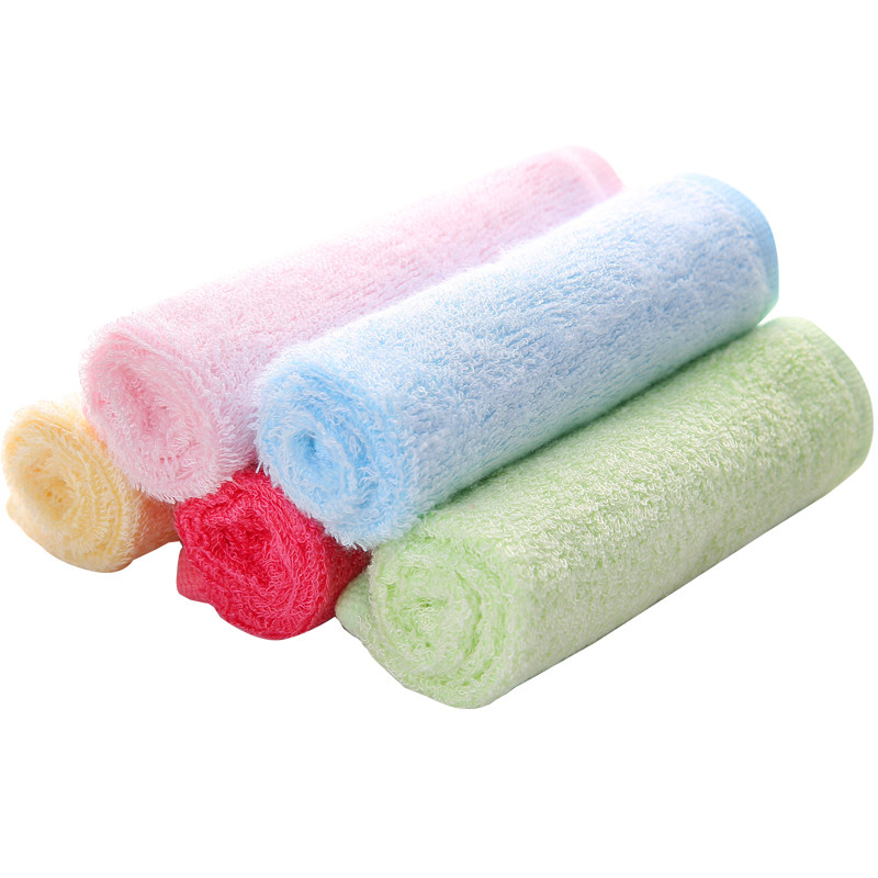 极速小方巾儿童毛巾竹炭纤维四方巾宝H宝洗脸手帕吸汗口水巾柔软