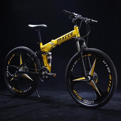 极速女成年运动越野l自行车山地车可折叠变速新款减震24寸男学生