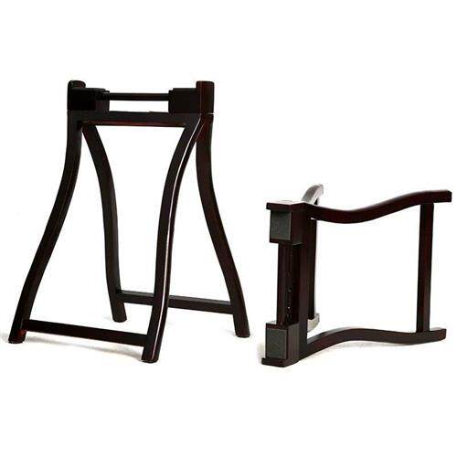 极速敦煌古筝架子实木 支架v便捷式专用a型筝琴架立式脚架加粗家