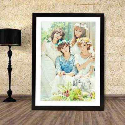 极速Large wooden picture frame hanging wall Oa4 paper 16 inc
