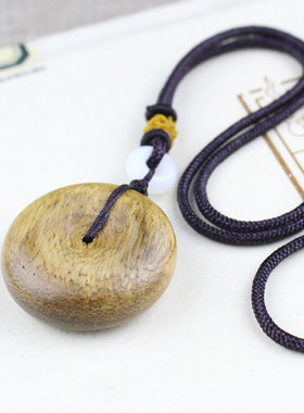 极速厂家直销印尼加里曼丹沉香平安E扣挂件吊坠男女春秋毛衣链搭