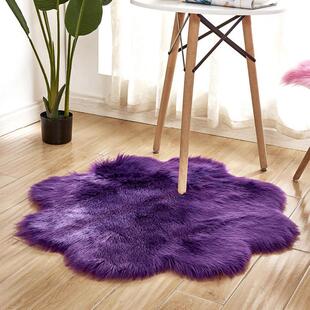 Fur Rug 极速Antiskid Faux Indoor SSheepskin Carpet Soft Wool