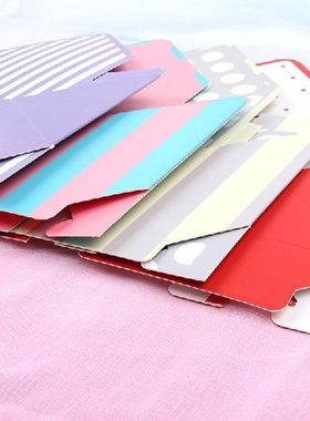 极速Flower Packaging qBox Envelope Pattern Dot Stripes Print