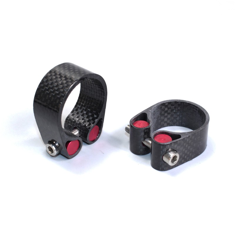 极速全碳纤维坐管夹无标锁死座杆夹2A7.2 31.6 山地公路自行车配