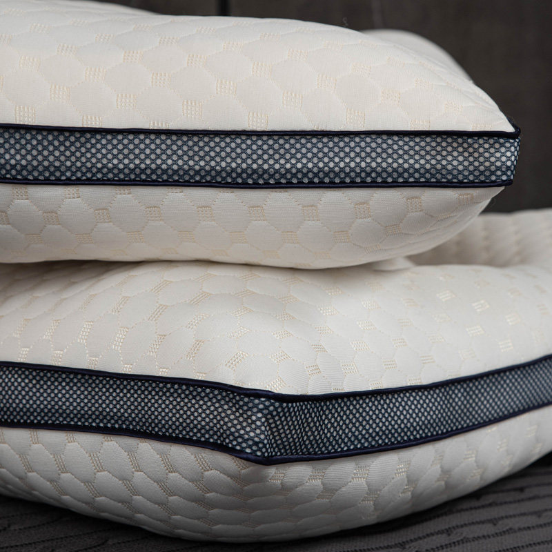 极速乳胶护颈枕芯单个装护颈椎助睡眠F成人单人枕头48x74一对装