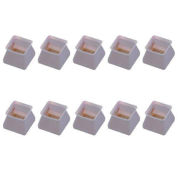 极速10pcs Soft Silicone Sqwuare Moving Living Room Flexible