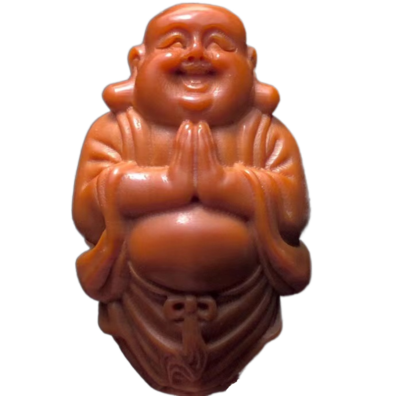 极速橄榄核单籽雕刻弥p勒吊坠挂件财神观音恶僧核雕手串配饰文玩