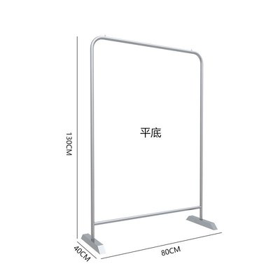 服装店展示架落地式挂衣杆男女装店不锈钢简约移动陈列童装中岛架