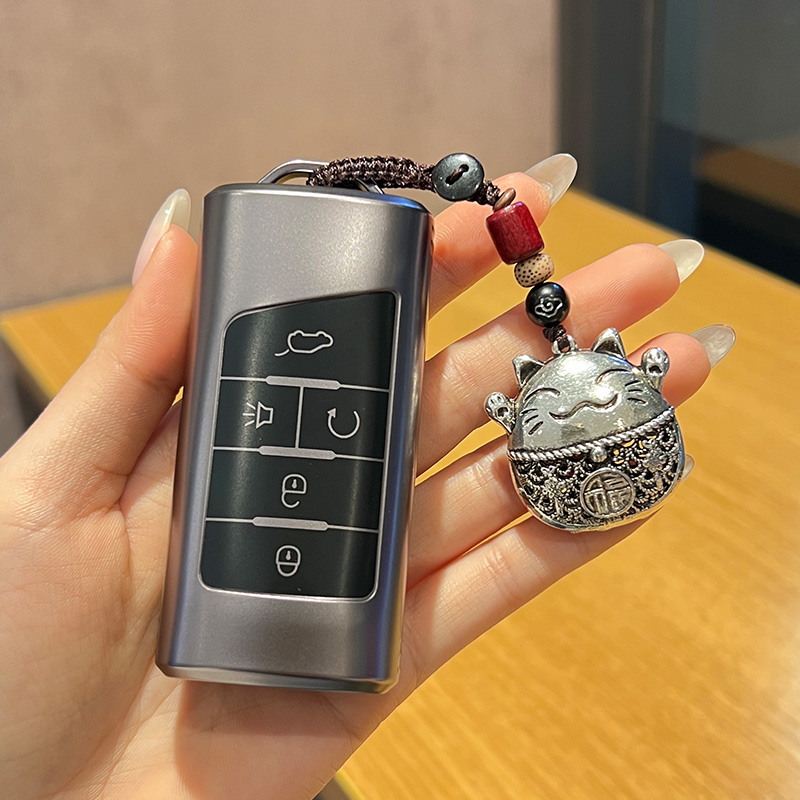 广汽传祺gs4Plus钥匙套埃安yPlus影豹m8宗师gs8壳gs3扣m6pro