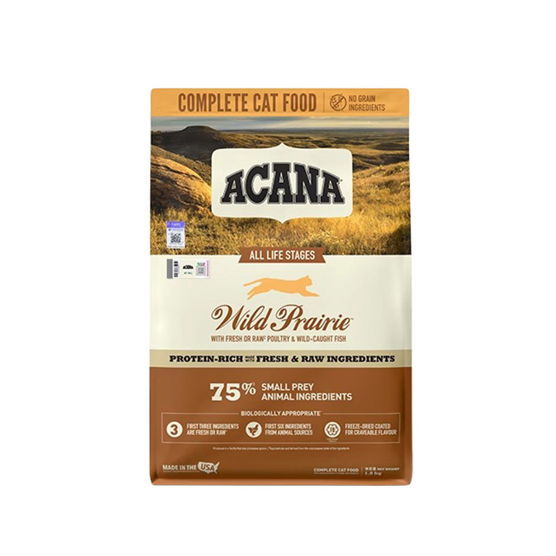 爱肯拿农场盛宴猫粮高蛋白成幼猫鸡肉进口全价猫粮1.8/5.4kg