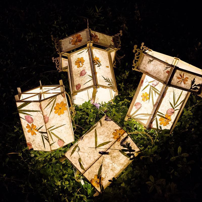 速发元宵节兔子非笼手工制作材提春节传统手料灯遗花灯木质宫