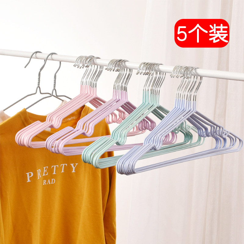 速发不锈钢晾衣架人晾儿童成衣服架衣挂衣撑防滑衣架子晒衣撑子挂
