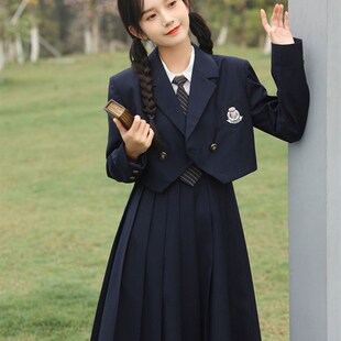 速发jk制服学长款学院风套装风装中裙子秋冬季长生校服
