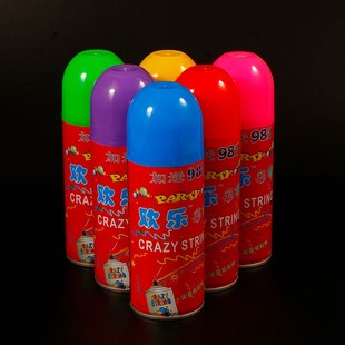 速发结婚喷彩带丝婚礼婚庆彩喷生日雾道喷彩丝带手喷接亲伴郎伴娘