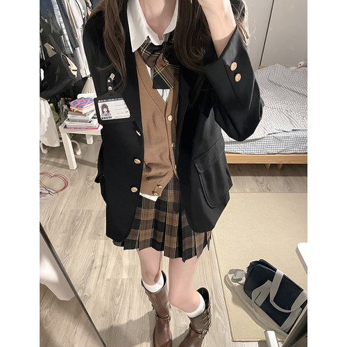 速发东京岁时记jk风褶裙校供制服半院百学身裙秋和高格裙