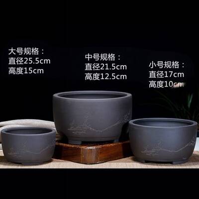 花盆陶瓷特大号30cm以上发财树专用超大紫砂2023新款客厅种菜盆栽