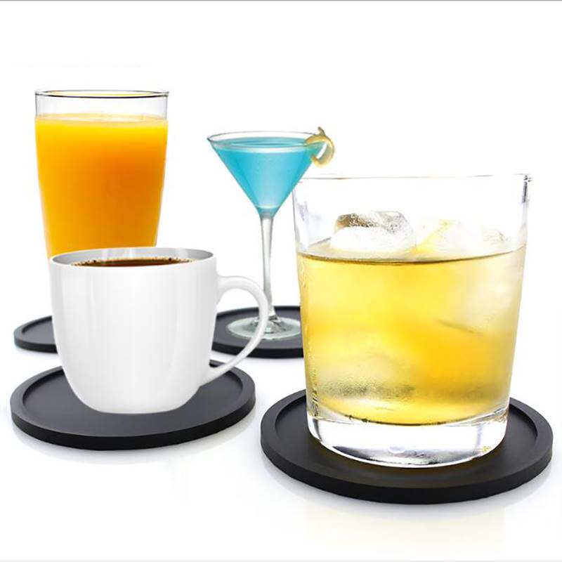 极速8Pcs 95cm Table Mat Candy Color Coaster Round Coaster
