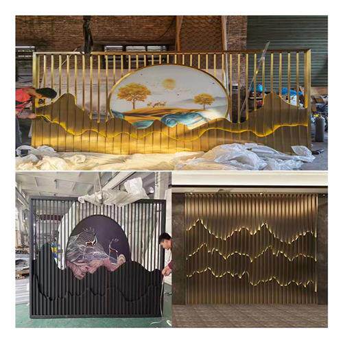 极速不锈钢金属壁龛酒柜花架灯罩异形圆弧包边门套酒店制品工程单