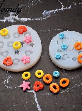 2 Styles Soft Candy Sweets Silicone Mold Fondant Cake