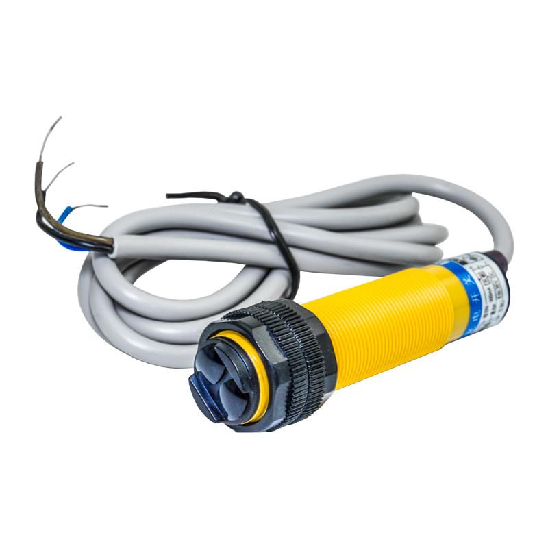 工牌光电开关红外线感应E3F-R2NK/PK漫反射感测器NPN直流三线常开