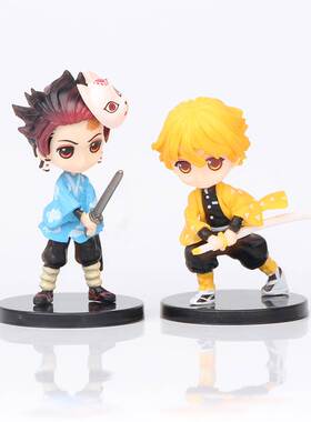 极速6pcsset Anime Demon Slayer Figure Kimetsu No Yaiba Figur
