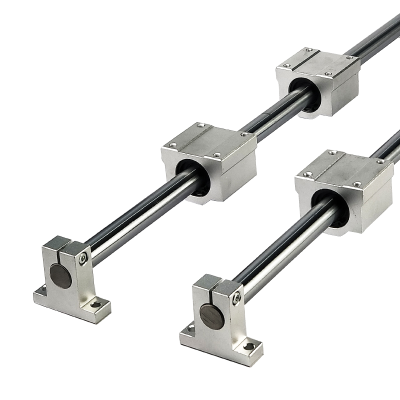 促光轴直线重型导轨滑轨滑台圆柱导轨木工滑块光杆滑杆滑座立式新