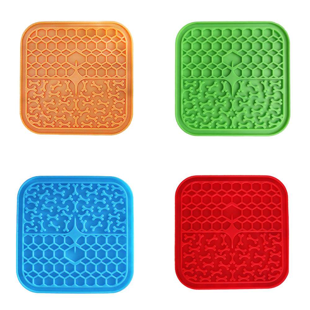 极速Pet lick silicone esteira para c?es de estima??o plac