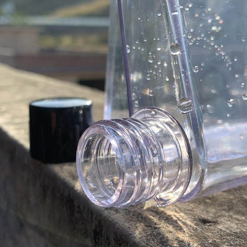 极速纸片水杯简约磨砂方形水运动水壶塑料扁平杯子女便携随手杯子