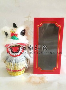 极速佛山迷你小醒狮鼓摆件舞狮子摇头公司活动礼品吊坠挂新年春节