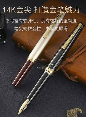 日本Elite95s复刻限量款商务办公用送礼14K金笔口袋钢笔