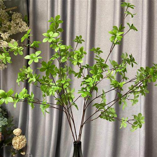 极速【花幻】吊钟北欧仿真绿色植物枝叶样板间客厅装饰摆件