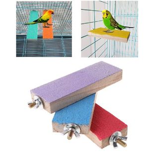 1 Pc Parrot Perch Stand Holder Bird Cage Accessories