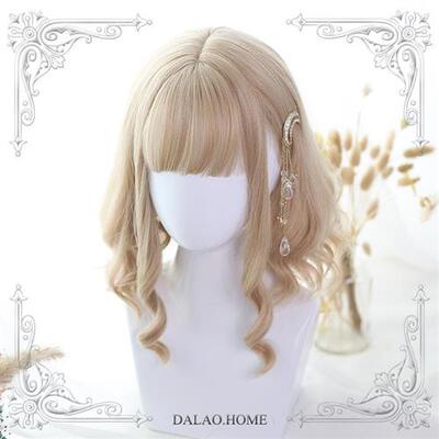 极速原宿软妹Lolita伊拉 Elra短发罗马卷罗莉塔假发卷发