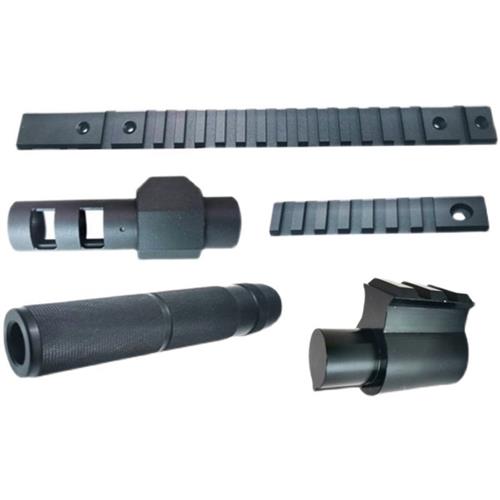 捷鹰抛壳AWM软弹狙击玩金属火帽消音导轨阻流塞脚架外管改装零配