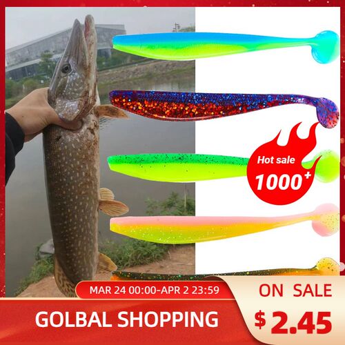 好货New Shad Fishing Lure Soft Lure 120mm 160mm Wobblers Odo