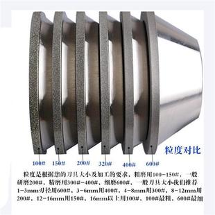 适用台湾一品钻石磨刀机砂轮片磨刀机合金砂轮碗型金刚石磨钨钢盘