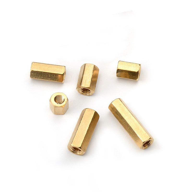 新品M2 M2.5 M3 M4 M5 M6 Hexagonal Brass Internal Thread Colu