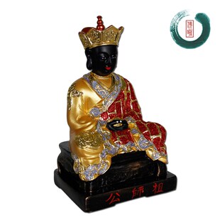 极速L祖师公佛像三平寺开山祖师香樟木原木禅师整体黑脸神像保平