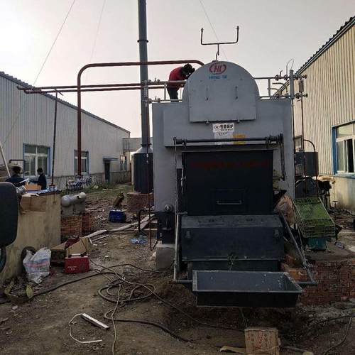 甘肃陇南食品烘干半吨生物质蒸汽发生器 燃煤烧柴两用热水锅炉