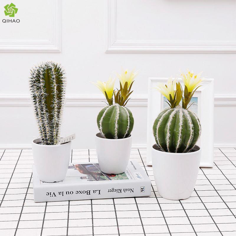 室内装饰盆栽仿真仙人掌 客厅摆件多肉仙人球植物 仙人柱绿植