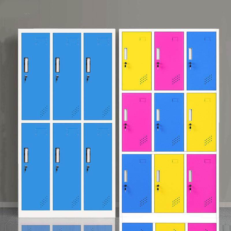 彩色更衣柜员工储物柜健身房存包柜浴室换衣柜感应锁寄存柜铁皮柜,五金/工具,颗粒机,淘宝优惠券,粉丝福利购,淘宝优惠卷