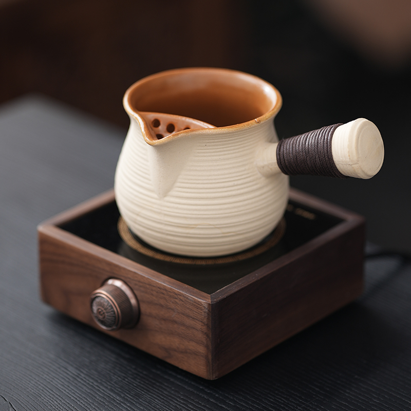 苏打釉650ml围炉煮茶壶陶壶烤奶罐罐壶全套茶具套装侧把壶茶壶