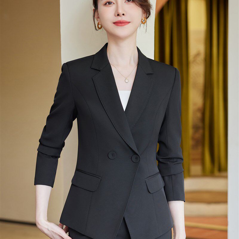 速发高端职业小套装2025春季新款气质高级感外套工作服正装上衣
