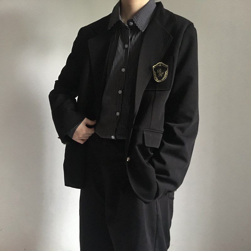 速发JK感d外制服秋冬校供/学院风长袖k套男情侣款